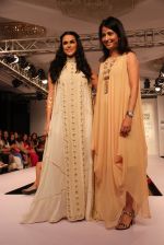 Neha Dhupia  walk the ramp for RRISO Show at Lakme Fashion Week 2015 Day 5 on 22nd March 2015